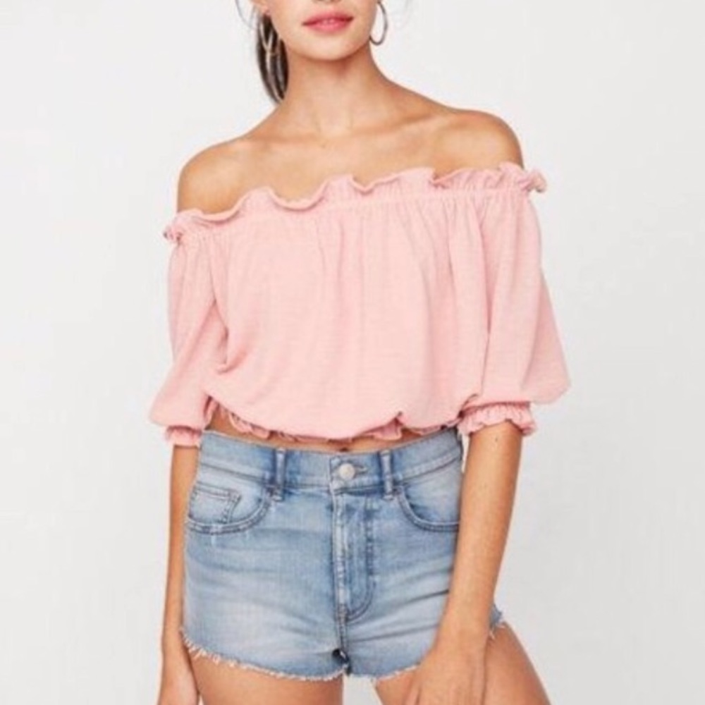 Express Pink Spring/Summer Top